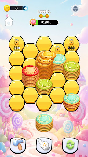 Biscuit Merge Labyrinth official gameplay screenshot 2